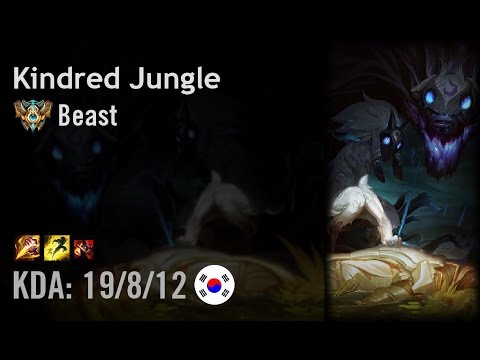 Kindred Jungle vs Lee Sin - Beast - KR Challenger Path 6.6
