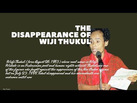 The disappearance of Wiji Thukul