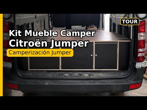 Video de Camperización sin Homologar con Kit Mueble Camper de quita y pon para Furgonetas Grandes