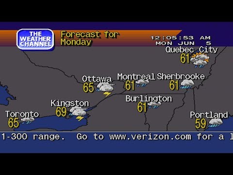 WeatherStar 4000 Emulator - Live - Montreal, Quebec