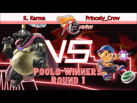 Super Red River Riot XVIII - Pools WR1 - K. Karma (King K. Rool) vs Princely_Crow (Ness)