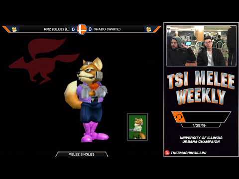TSI Weekly 1/25 | PRZ (Blue Fox, L) vs Shabo (White Fox, W) Melee SIngles Grand Finals