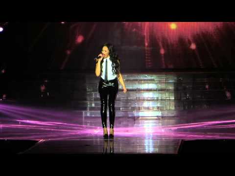 Tamera Foster - Listen (Beyonce) - X Factor Live - at the BIC, Bournemouth on 16/03/2014