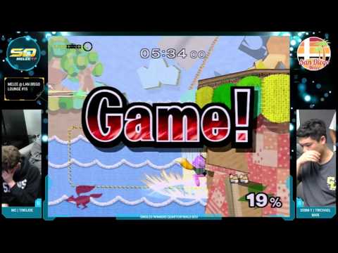 Melee @ LD Lounge #15 - MC | TinoJoe vs SSBM-T | Trichael Man - Singles WQF - SSBM