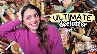 My BIGGEST & FINAL Makeup Declutter 😱 WHAT AM I DOING + WHY??