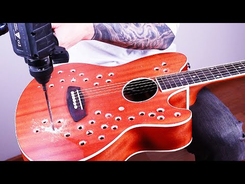 I drilled holes in my guitar and it sounds UNREAL
