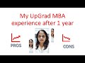 Upgrad MBA experience after 1 year,  IMT, Liverpool, Learning Management System tour, Pros and cons?