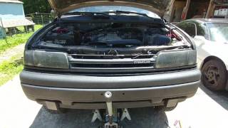 Mazda mpv thermostat change procedure - super easy!