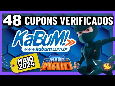 [MEGA MAIO] CUPOM KABUM MAIO 2024! Cupom de desconto MEGA MAIO KaBuM Verificado,validado,app,hoje!