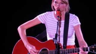 Video thumbnail for Taylor Swift RED Tour Peth, Begin Again by Aisla13