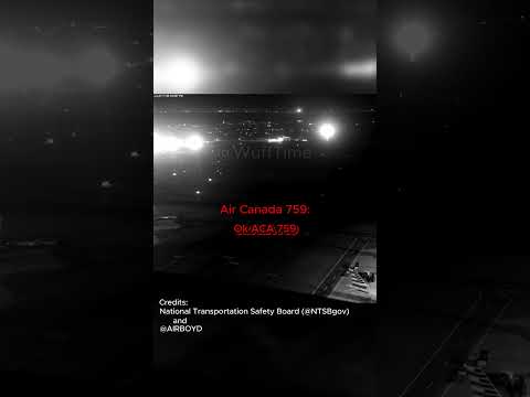 Air Canada 759 CCTV footage.