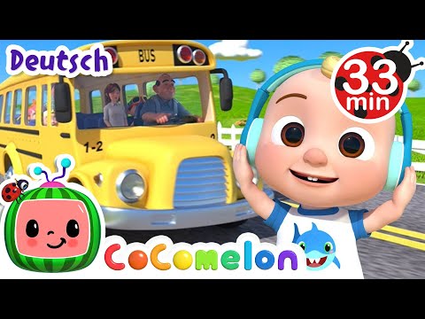 Die Räder vom Bus | Cartoons für Kinder | @CoComelonDeutsch| Moonbug Kids