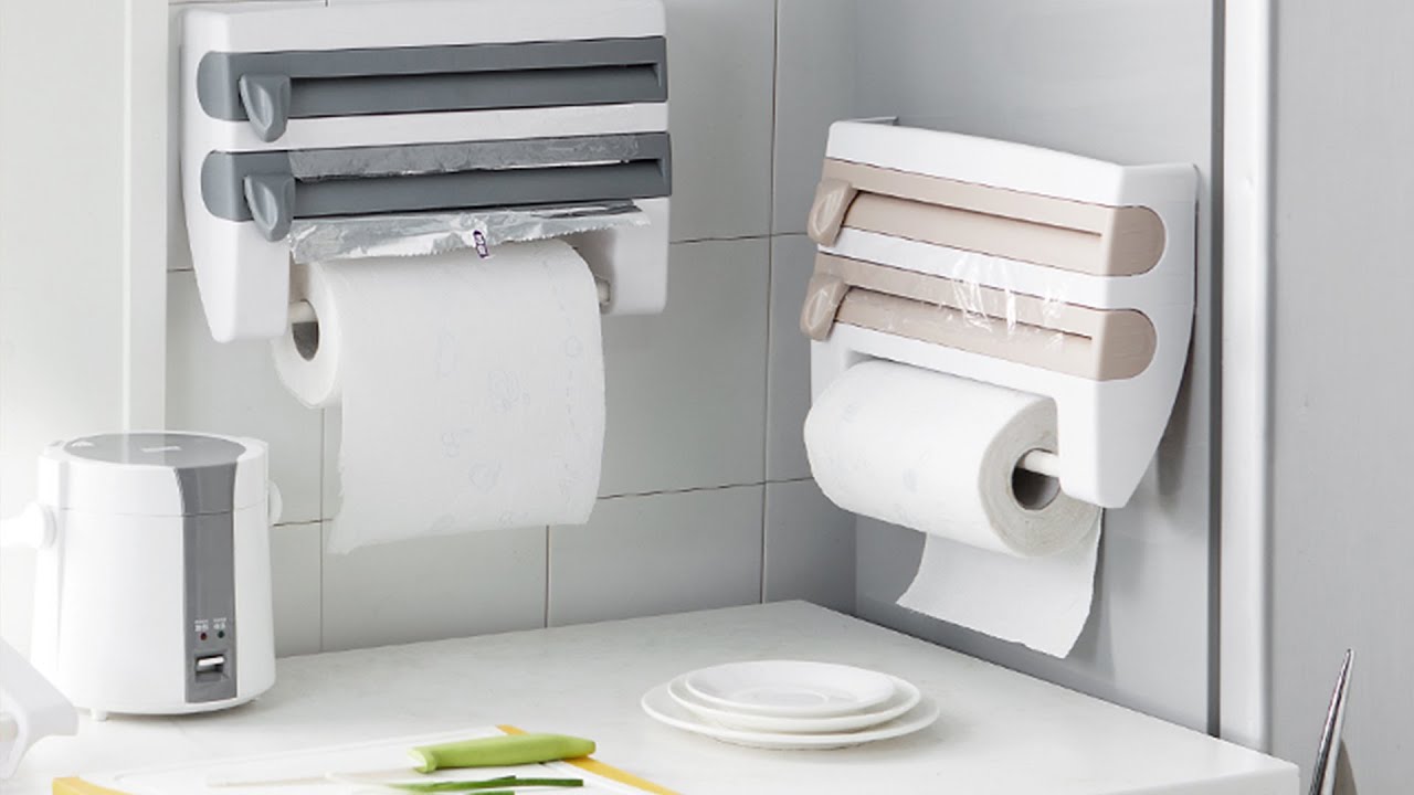 Kitchen Roll Holder With Storage Rack 2020