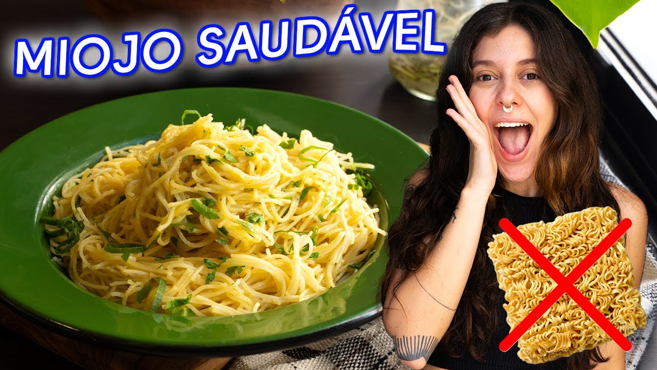 NÃO COMPRE MIOJO!!! (Faça essa versão SAUDÁVEL e FÁCIL)