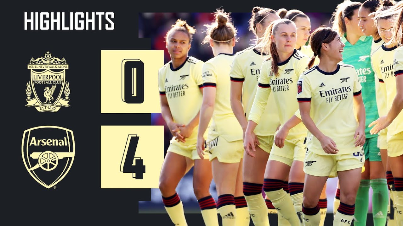 HIGHLIGHTS | Liverpool 0-4 Arsenal | McCabe with a worldie, Foord (2), Little