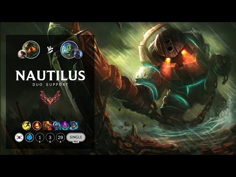 Nautilus Support vs Amumu - KR Grandmaster Patch 12.16