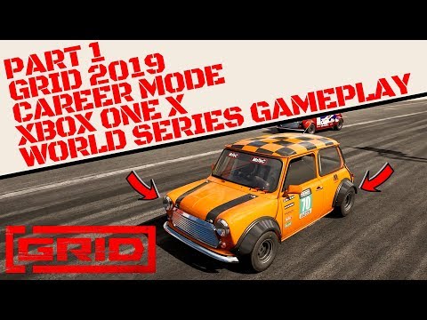 GRID 2019 - Gameplay/Walkthrough - Career mode PART 1 - Profile set up - Touring cars (World series)