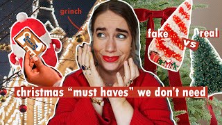 ANTI-HAUL (happy holidays edition) // things we don't need to buy for Christmas