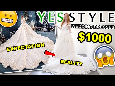 yesstyle wedding dress haul | Try on cheap wedding dresses from yesstyle 2020 (YESSTYLE WEDDING DRESS HAUL | TRYING ON CHEAP WEDDING DRESSES FROM YESSTYLE 2020)