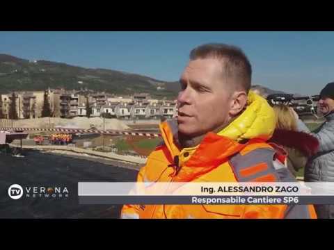 SP6: posato il cavalcavia all’altezza di Quinto