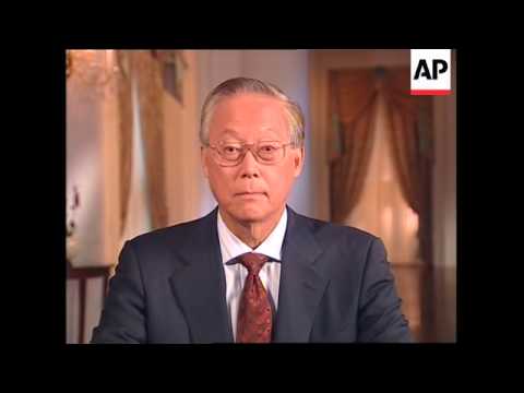 Outgoing PM Goh in last address to nation