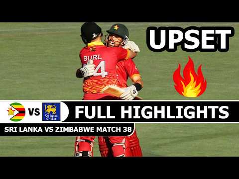 Sri Lanka Vs Zimbabwe ICC T20 CRICKET WORLD CUP 2026 Full Highlights Match 38 | SL Vs Zim