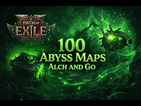 [POE2 0.4] Alch and Go 100 Abyss Maps