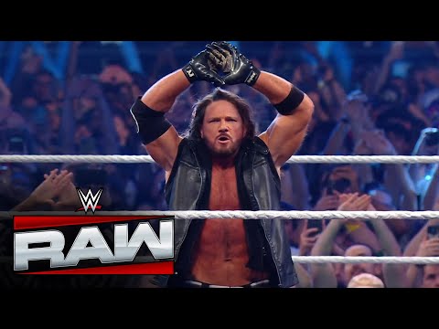 AJ Styles receives a thunderous crowd reaction in Paris: Raw exclusive, Sept. 1, 2025