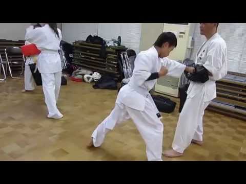 針田道場 フェイントからの逆突き