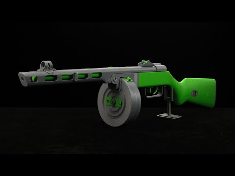 🔫 zvc toy gun ppsh41・ STL File for 3D printing・Cults