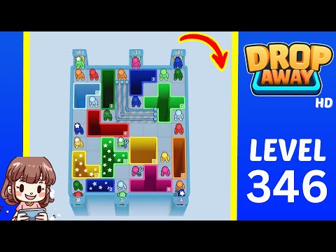 Drop Away Level 346 Solution Walkthrough