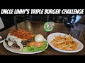 Uncle Linny's Restaurant Triple Linny Burger Challenge