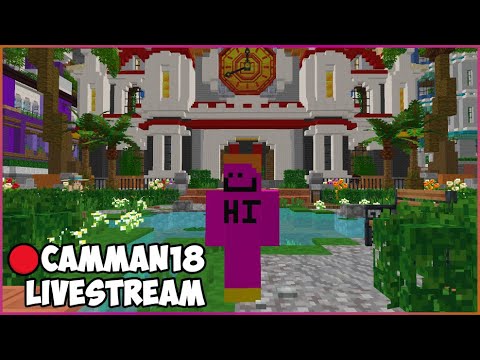Playing on Minecraft's Multiplayer Servers! camman18 Full Twitch VOD