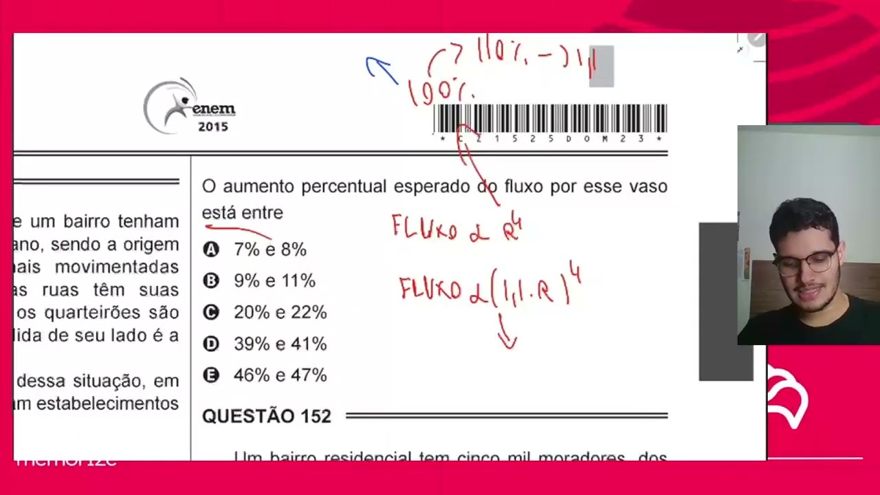 Resolução em Vídeo — Questão 151 ENEM 2015 PPL