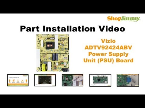 TV Part Number Identification Guide for Vizio Power Supply Unit PSU Boards LCD LED Plasma TVs