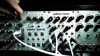 Video thumbnail for Galilean Moons: DEMO2: Percussion with vcNOIZ by Hexinverter Électronique