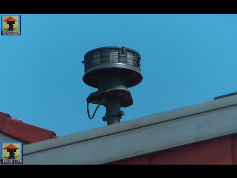 Die "lautstarke" Sirenenprobe ohne Schutzdach - Feuerwehrsirene E57 der FF Trebur