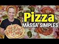 COMO FAZER MASSA DE PIZZA CASEIRA RECEITA SIMPLES E FÁCIL ESSA MASSA É INCRIVEL