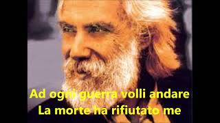Georges Moustaki - Gaspard (italien) testo - 1970