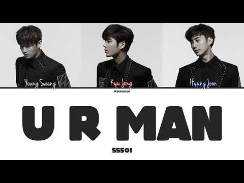 SS501 - U R Man [Han|Rom|Eng] Color Coded Lyrics