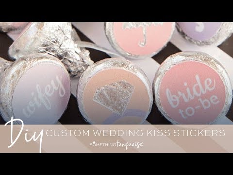 How To Customize Our Print and Cut Hershey Kiss Sticker Files Using Cricut Design Space
