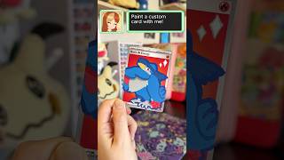 Painting a Honchkrow card!!
