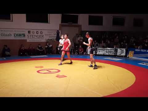 23.10.2021 RWG vs ASV Schaafheim - 66kg Freistil: Bayram Shaban vs Lukas Buchheimer