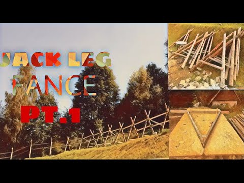Jack Leg Fence DIY, deer, elk, boar fence 200$/80m Part 1 clôture de cerf valla de ciervo no dig