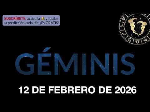Horóscopo Diario - Géminis - 12 de Febrero de 2026.