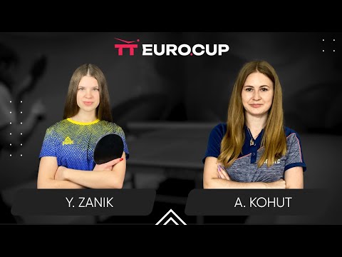 11:10 Yulianna Zanik - Alina Kohut 31.08.2024 TT Euro.Cup Women Ukraine Star. TABLE 3