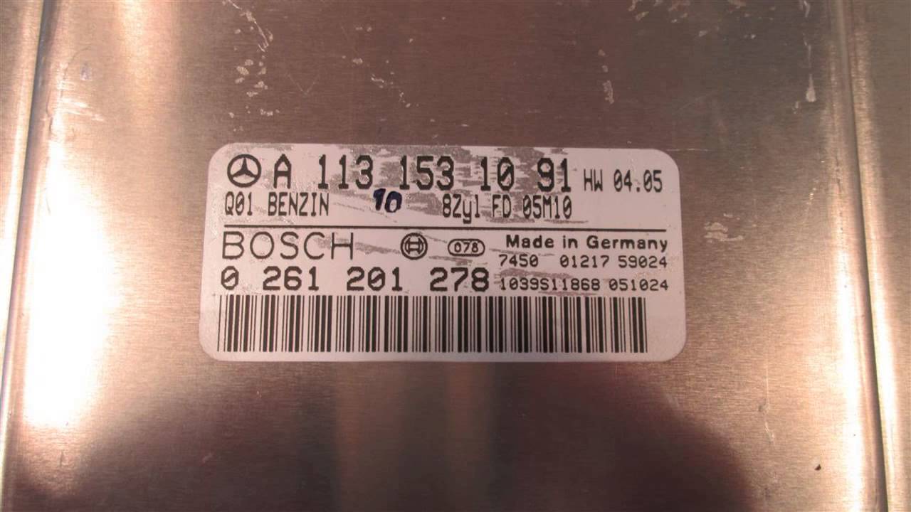 2006 Mercedes SL500 Engine ECU Control module / computer ECM MOD A1131531091 - mbiparts.com U... OEM
