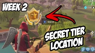 season 5 week 2 secret free tier location fortnite battle - fortnite free tier season 8 week 2