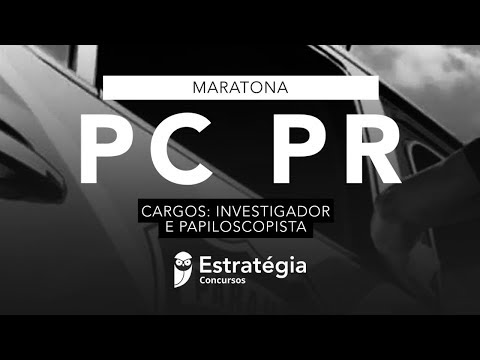 Maratona PC PR: Investigador e Papiloscopista