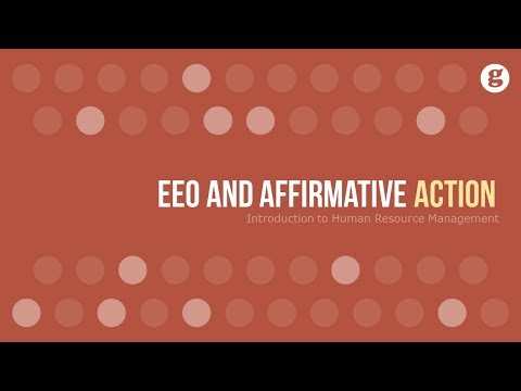 EEO and Affirmative Action